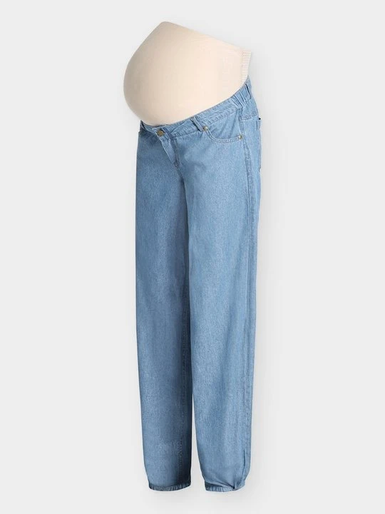 Zdjęcie produktu Jeansy baggy Mamalicious niebieski denim