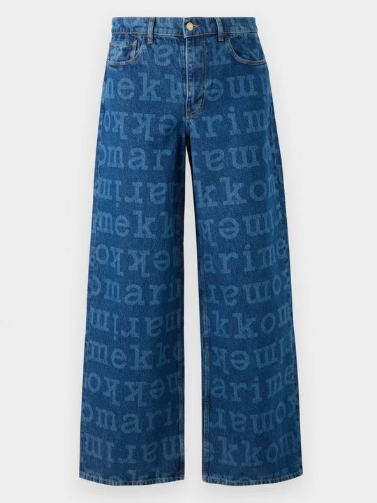Zdjęcie produktu Jeansy baggy Marimekko niebieski denim