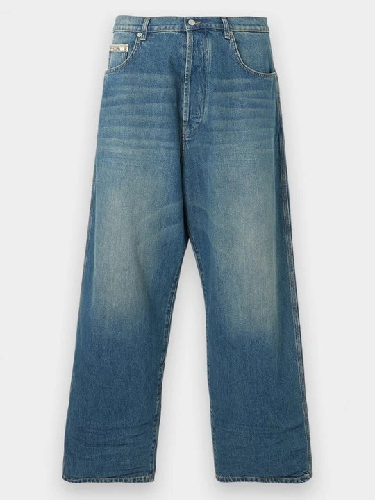 Zdjęcie produktu Jeansy baggy MOSCHINO niebieski denim