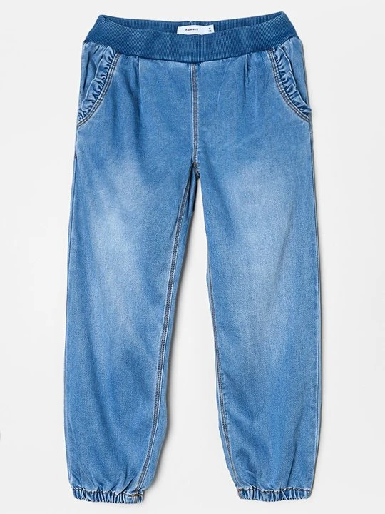 Zdjęcie produktu Jeansy baggy NAME IT błękit królewski