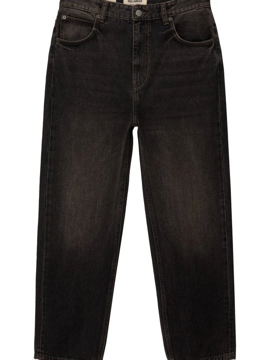 Zdjęcie produktu Jeansy baggy PULL&BEAR ciemnoszary melanż