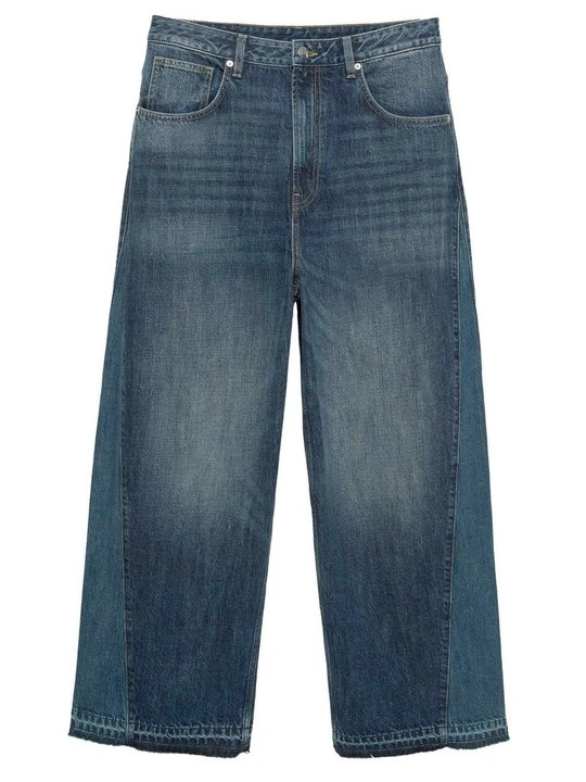Zdjęcie produktu Jeansy baggy PULL&BEAR niebieski denim