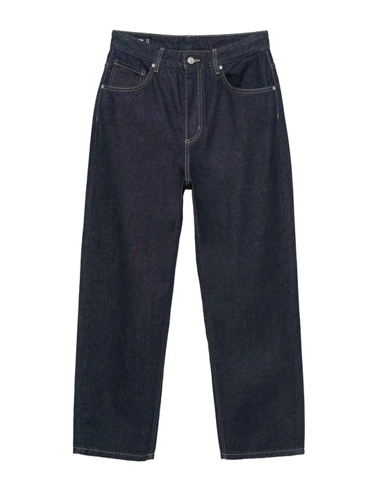 Zdjęcie produktu Jeansy baggy PULL&BEAR granatowy