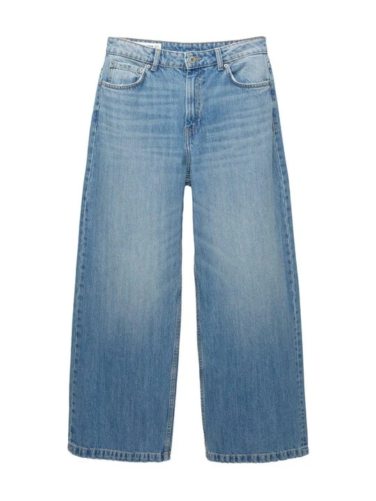Zdjęcie produktu Jeansy baggy PULL&BEAR niebieski denim