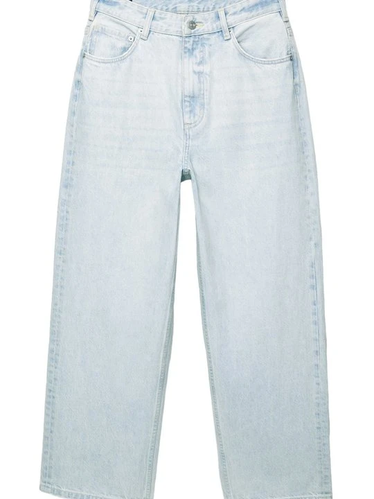 Zdjęcie produktu Jeansy baggy PULL&BEAR jasnoniebieski denim