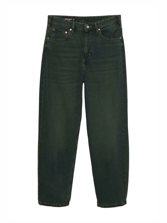 Zdjęcie produktu Jeansy baggy PULL&BEAR granatowy melanż