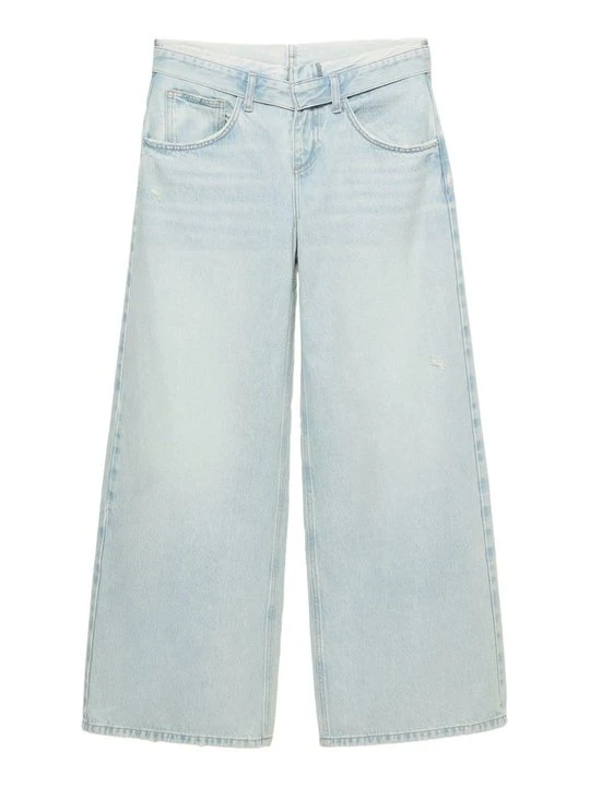 Zdjęcie produktu Jeansy baggy PULL&BEAR jasnoniebieski