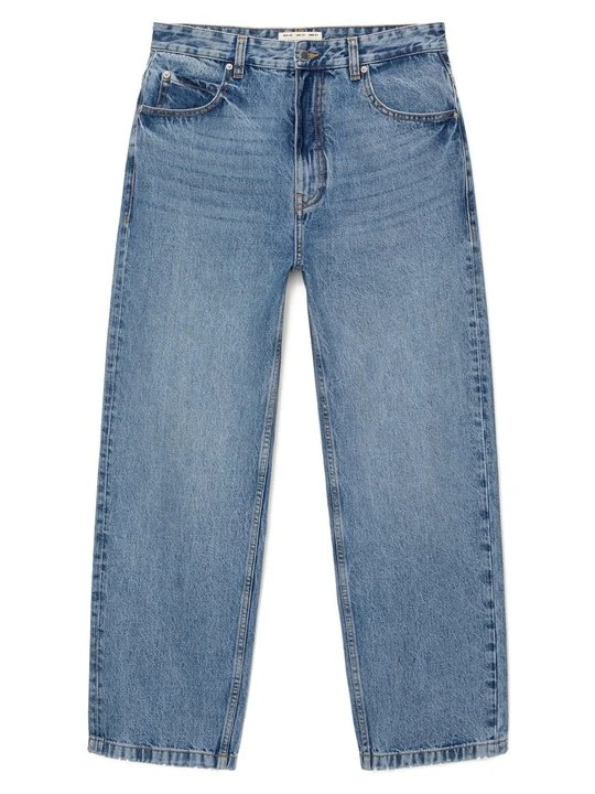 Zdjęcie produktu Jeansy baggy PULL&BEAR niebieski denim