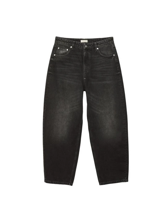 Zdjęcie produktu Jeansy baggy Stradivarius ciemnoszary