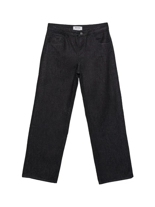 Zdjęcie produktu Jeansy baggy Stradivarius jasnoszary melanż