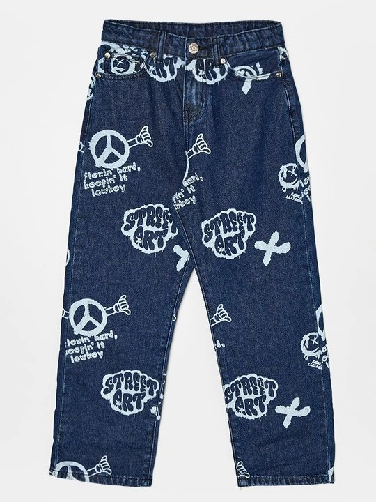 Zdjęcie produktu Jeansy baggy The NEW niebieski denim