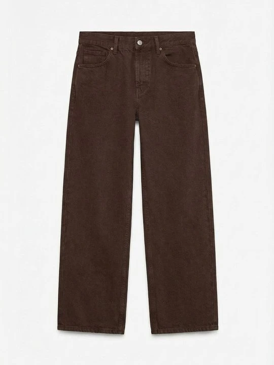 Zdjęcie produktu Jeansy baggy Topshop brązowy
