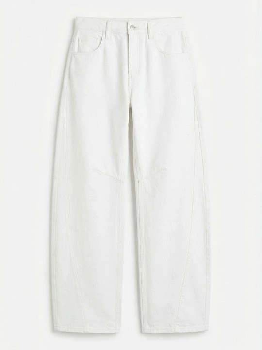 Zdjęcie produktu Jeansy baggy Topshop mleczny