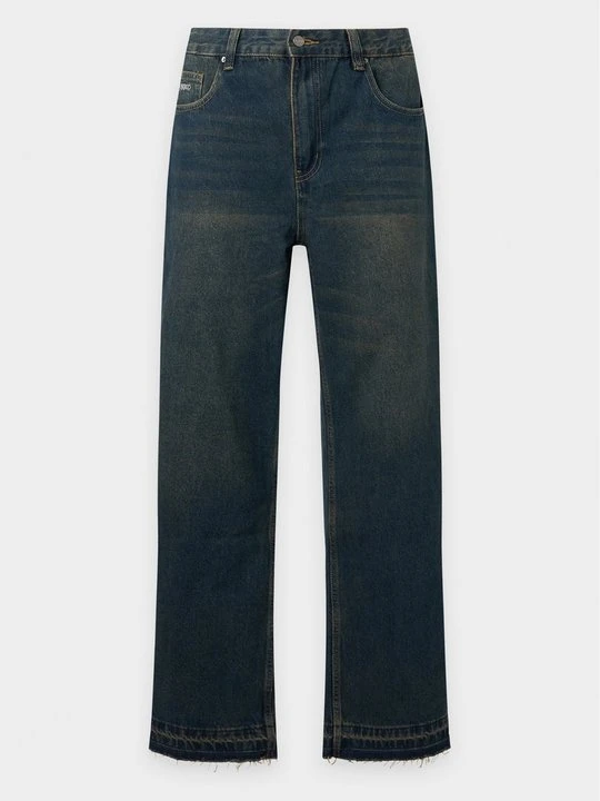 Zdjęcie produktu Jeansy baggy Wasted Paris granatowy