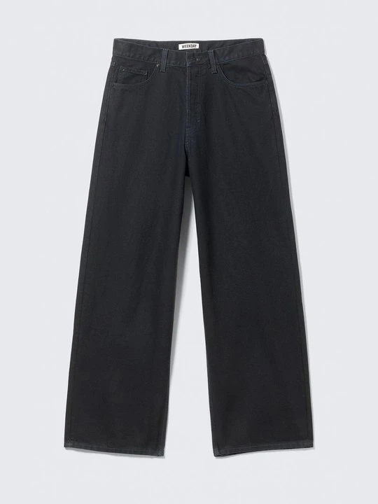 Zdjęcie produktu Jeansy baggy Weekday czarny