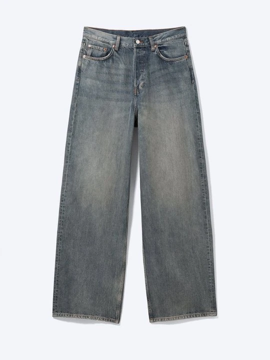 Zdjęcie produktu Jeansy baggy Weekday niebieski
