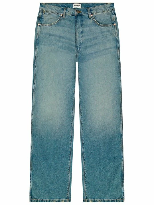 Zdjęcie produktu Spodnie materiałowe Wrangler niebieski denim