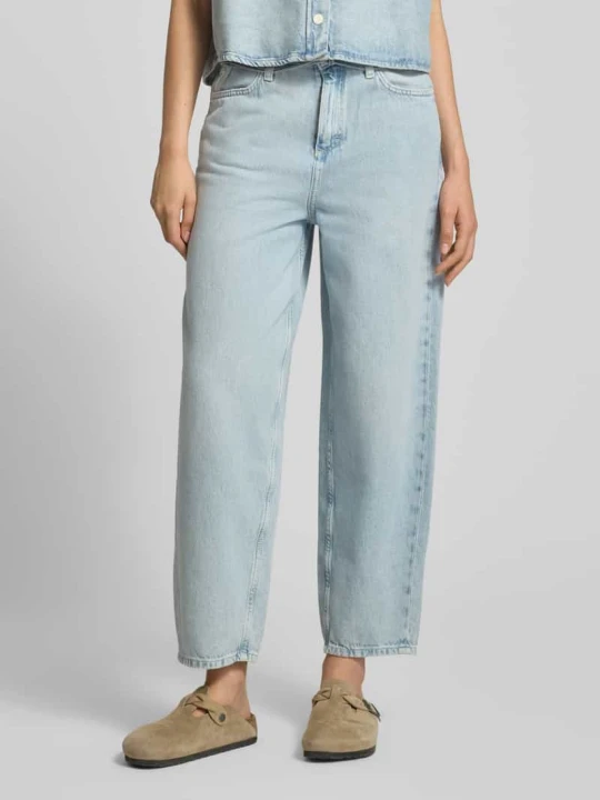 Zdjęcie produktu Jeansy Barrel o kroju relaxed fit z czystej bawełny model 'STINE' Marc O'Polo Jeansowy niebieski