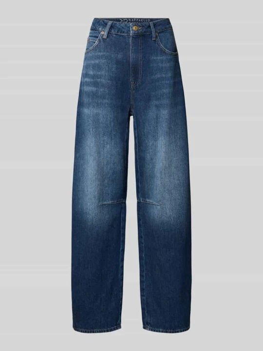 Zdjęcie produktu Jeansy barrel z mieszanka bawełny i lyocellu model 'TIRA' RAFFAELLO ROSSI Jeansowy niebieski