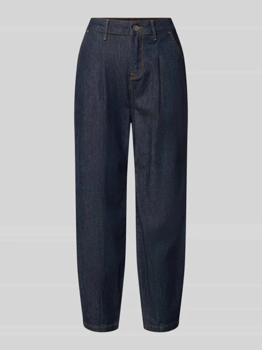 Zdjęcie produktu Jeansy barrel z mieszanki bawełny model 'Ballon Str Denim' Buena Vista Ciemnoniebieski