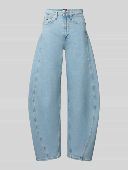 Zdjęcie produktu Jeansy Barrel z mieszanki bawełny model 'ELLA' Tommy Jeans Jasnoniebieski