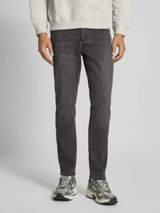 Zdjęcie produktu Jeansy barwione o kroju slim fit Jack&Jones Ciemnoszary