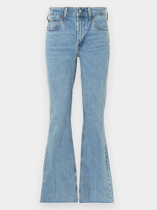 Zdjęcie produktu Jeansy Bootcut Abercrombie & Fitch niebieski denim