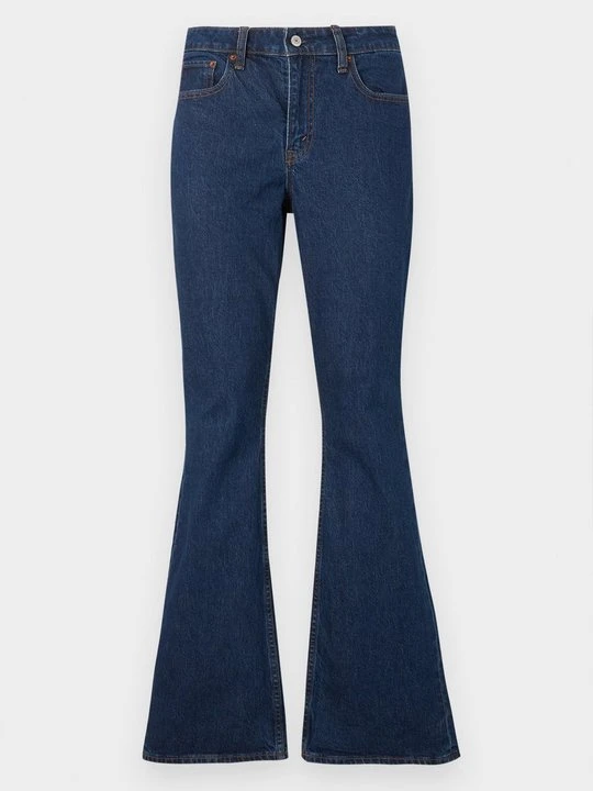 Zdjęcie produktu Jeansy Bootcut Abercrombie & Fitch ciemnoniebieski