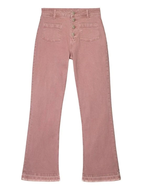 Zdjęcie produktu Jeansy Bootcut Bershka różowy