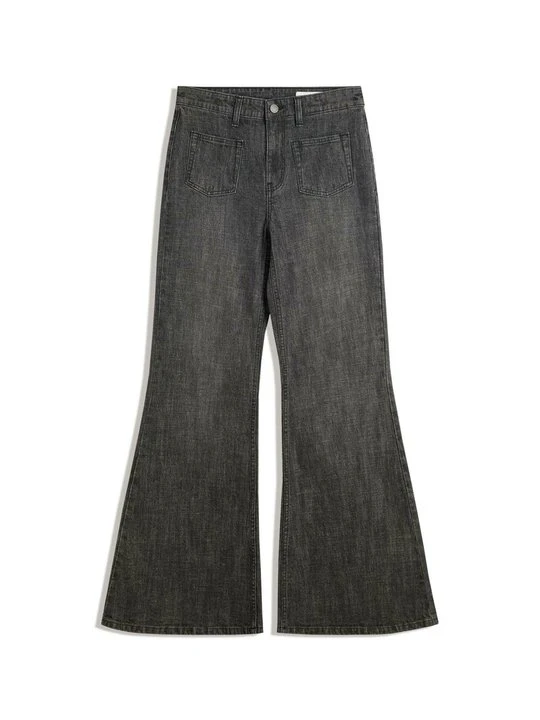 Zdjęcie produktu Jeansy Bootcut Bershka czarny