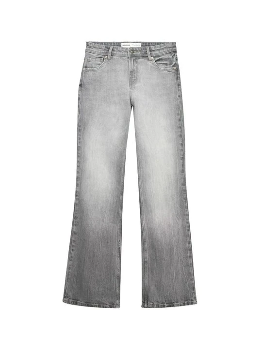 Zdjęcie produktu Jeansy Bootcut Bershka szary