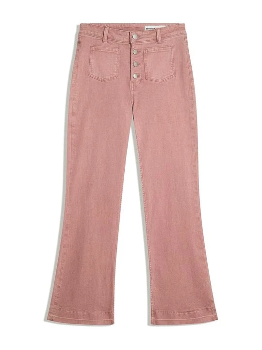 Zdjęcie produktu Jeansy Bootcut Bershka różowy