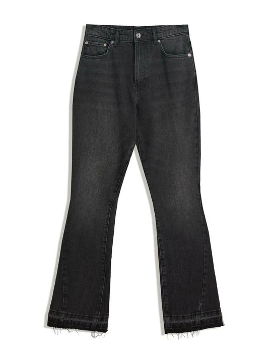 Zdjęcie produktu Jeansy Bootcut Bershka czarny