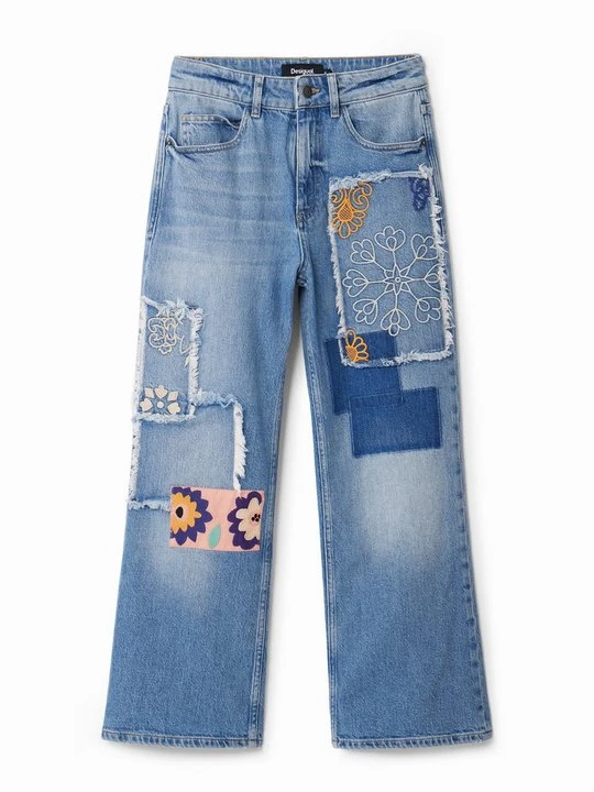 Zdjęcie produktu Jeansy Bootcut Desigual niebieski