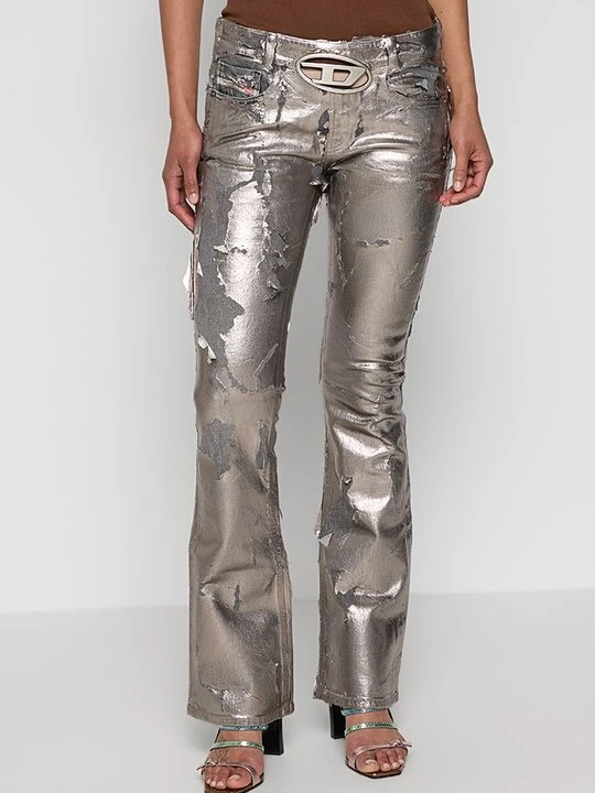Zdjęcie produktu Jeansy Bootcut Diesel srebrny