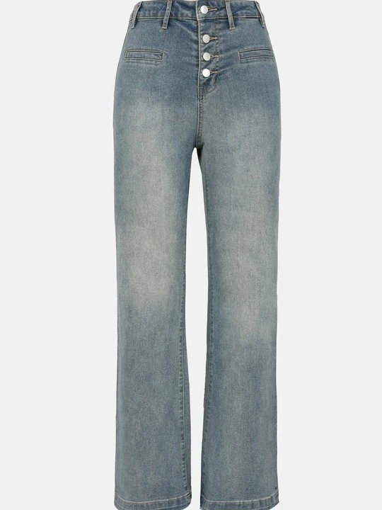 Zdjęcie produktu Jeansy Bootcut Even&Odd Tall By Zalando jasnoniebieski denim