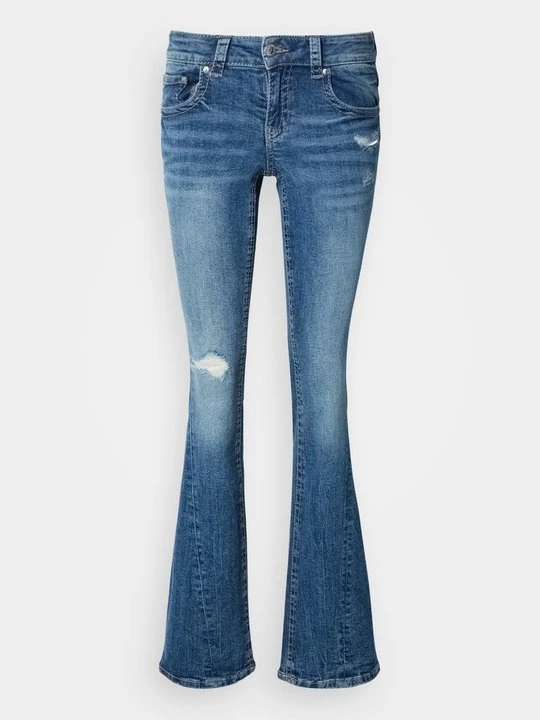 Zdjęcie produktu Jeansy Bootcut Gina Tricot ciemnoniebieski