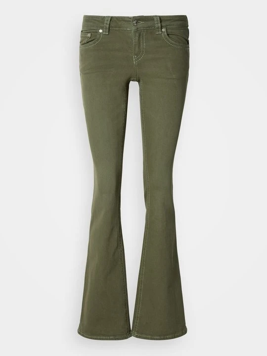 Zdjęcie produktu Jeansy Bootcut Gina Tricot zielony