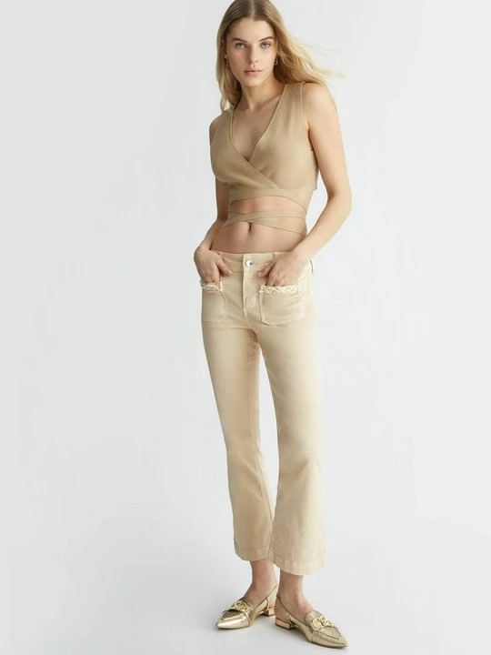 Zdjęcie produktu Jeansy Bootcut Liu Jo beżowy