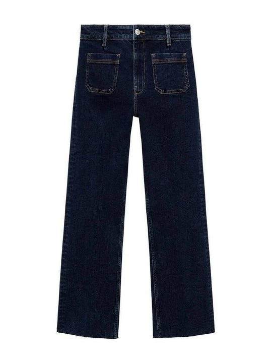 Zdjęcie produktu Jeansy Bootcut Mango granatowy