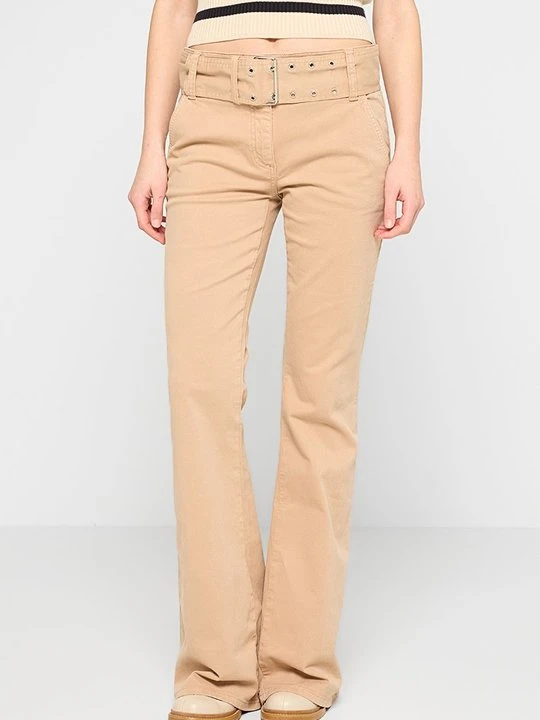 Zdjęcie produktu Jeansy Bootcut MOSCHINO morelowy