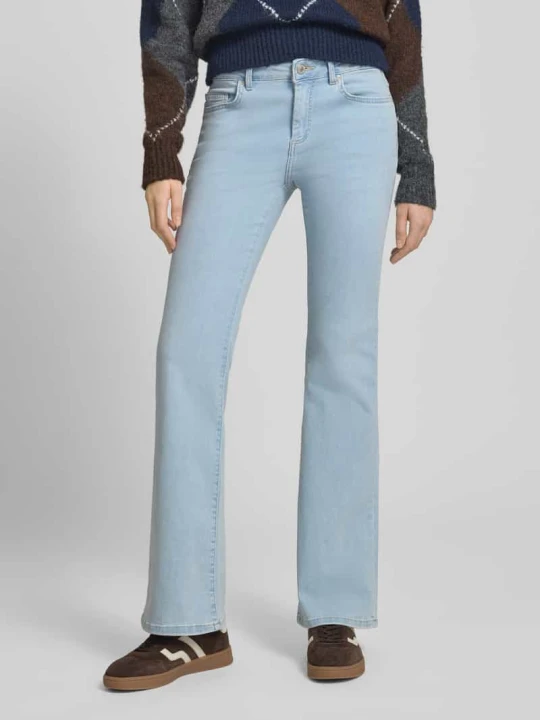 Zdjęcie produktu Jeansy Bootcut o kroju slim fit z Mieszanka bawełny Model 'BLUSH' Only Jasnoniebieski
