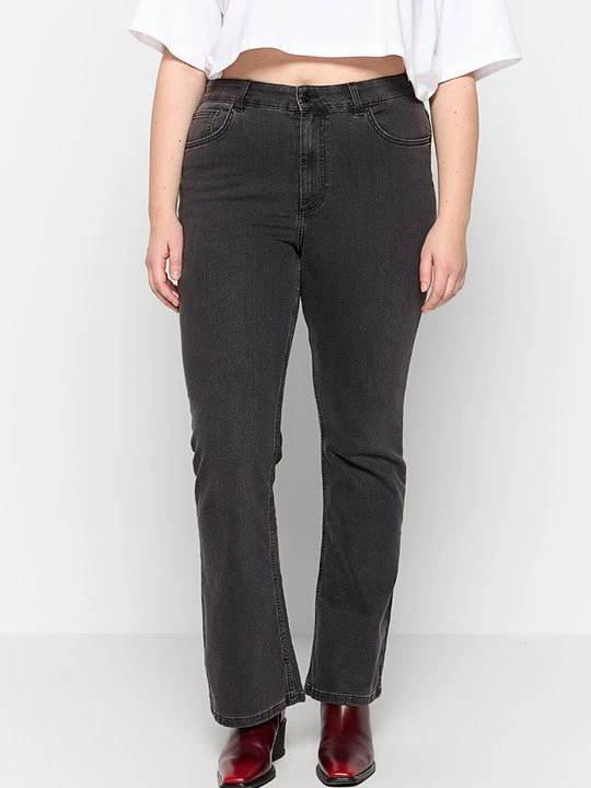 Zdjęcie produktu Jeansy Bootcut ONLY Carmakoma antracytowy
