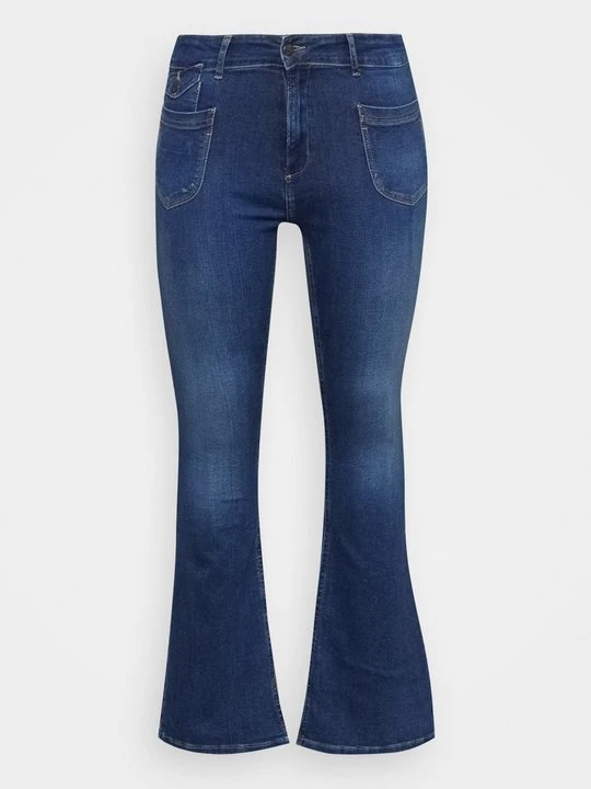 Zdjęcie produktu Jeansy Bootcut ONLY Carmakoma niebieski denim