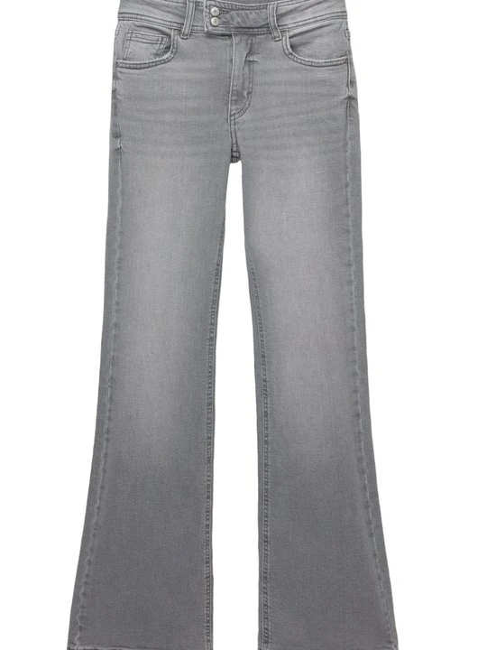 Zdjęcie produktu Jeansy Bootcut PULL&BEAR jasnoszary