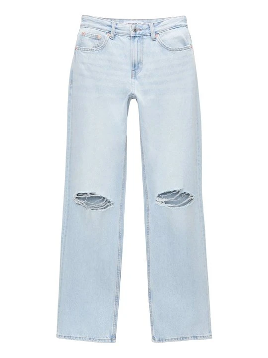 Zdjęcie produktu Jeansy Bootcut PULL&BEAR niebieski denim