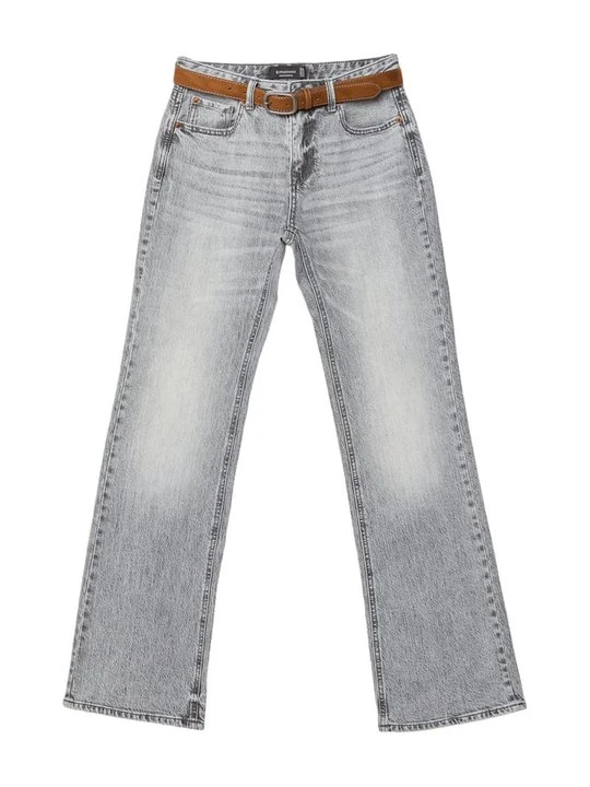 Zdjęcie produktu Jeansy Bootcut Stradivarius ciemnoszary