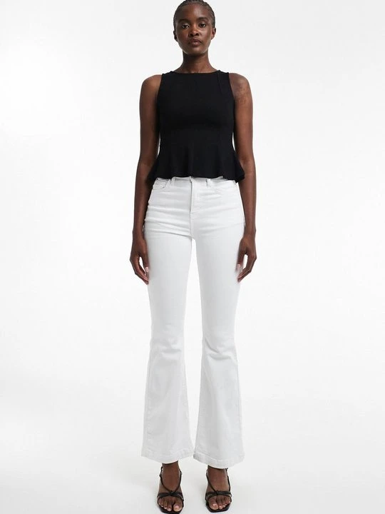 Zdjęcie produktu Jeansy Bootcut Topshop biały