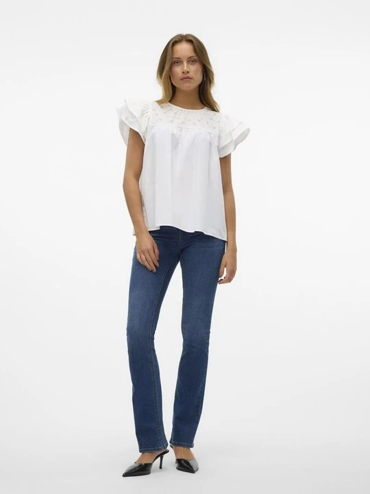 Zdjęcie produktu Jeansy Bootcut Vero Moda ciemnoniebieski