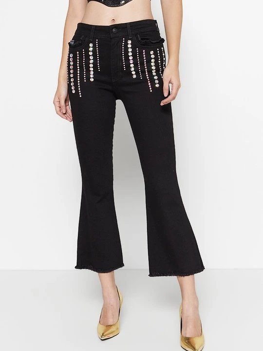 Zdjęcie produktu Jeansy Bootcut Versace Jeans Couture czarny